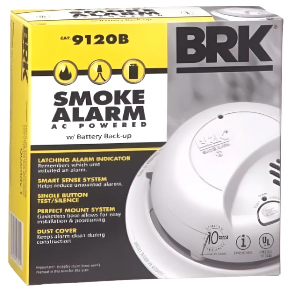 First Alert 9120B Hardwired Electric Ionization Smoke Alarm