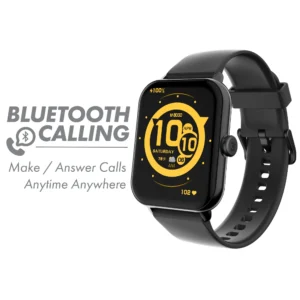 3Plus Vibe Lite BT Smart Watch (Bluetooth Calls) Black - Unisex