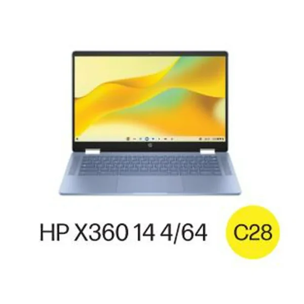 HP Chromebook 14-Inch Touchscreen x360 FHD Laptop, Intel N100 Processor, 4GB RAM, 64GB eMMC, Sky Blue
