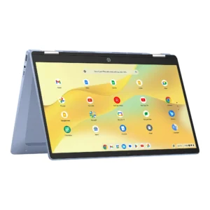 HP Chromebook 14-Inch Touchscreen x360 FHD Laptop, Intel N100 Processor, 4GB RAM, 64GB eMMC, Sky Blue