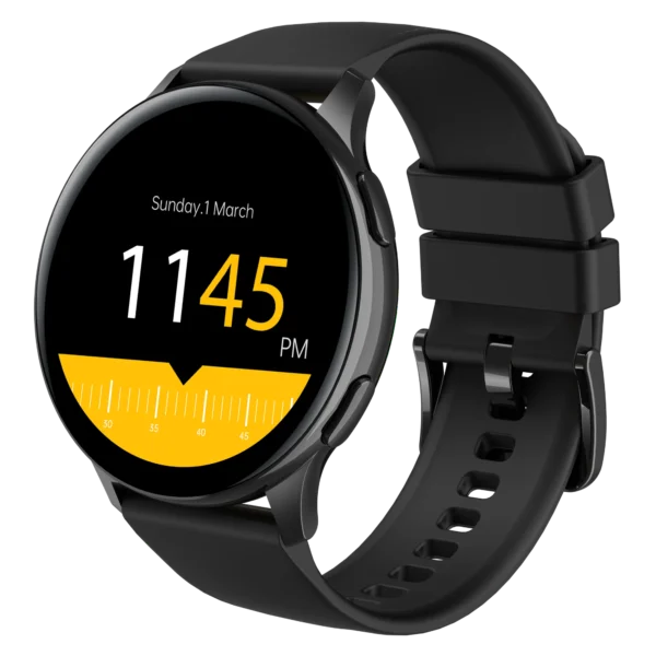 3Plus Callie Smart Watch with 1.43" Round Amoled Screen/Answer and Make Calls/Sleep Monitoring/Heart Rate/IP68 Waterproof/100 Workout Modes/Quick Response/iPhone and Android
