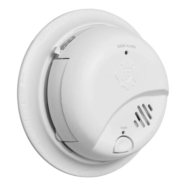 BRK Wired W/ Battery Backup Ionization Smoke Detector