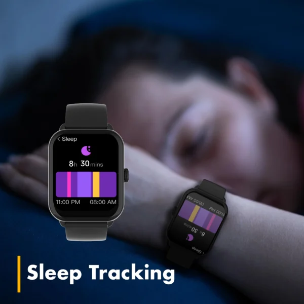 3Plus Vibe Lite BT Smart Watch (Bluetooth Calls) Black - Unisex