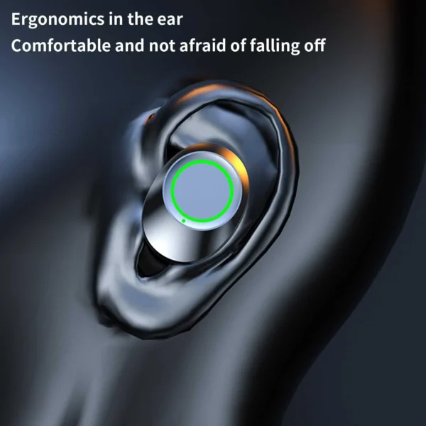 Ruchs Earbuds with Charging Case LED Display Noise Cancelling Headphones in Ear Earphones for Sports, Running, Workout Today Prime Wareh