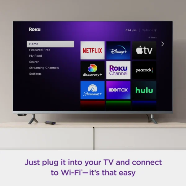 Roku LE HD Streaming Media Player with High Speed ​​HDMI Cable and Simple Remote Control